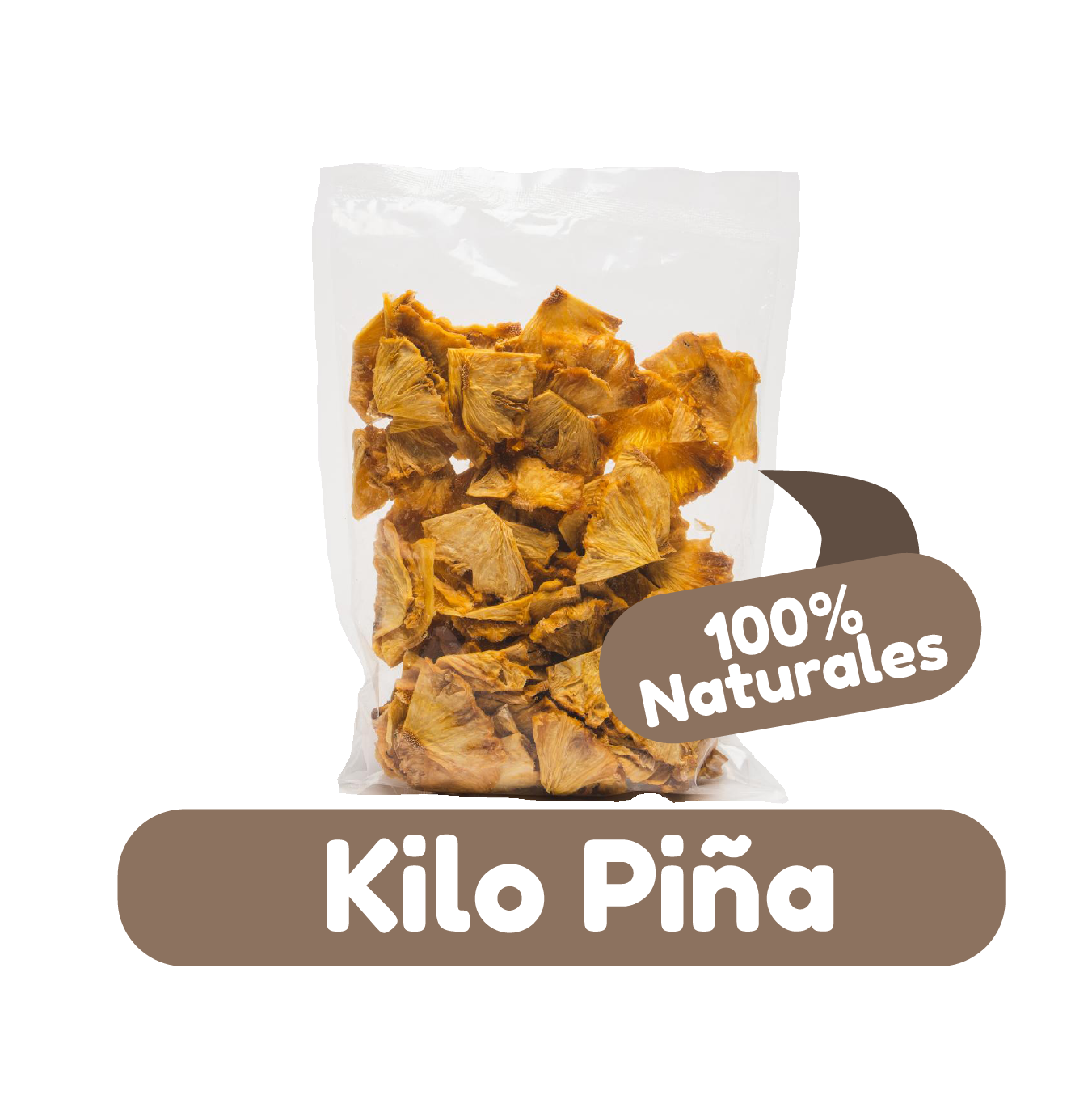 PIÑA DESHIDRATADA POR KILO – DULCE, TROPICAL Y 100% NATURAL 